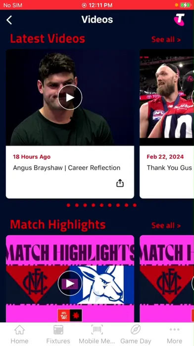 Melbourne Official App スクリーンショット