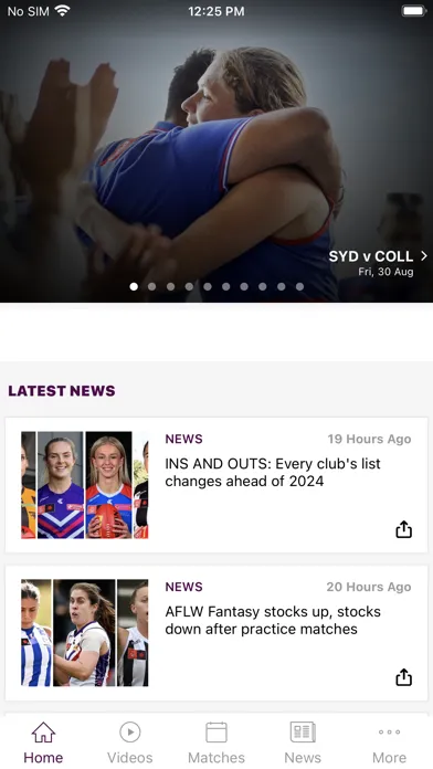AFLW Official App應用截圖