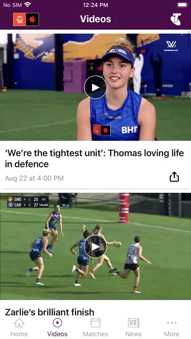 AFLW Official App應用截圖