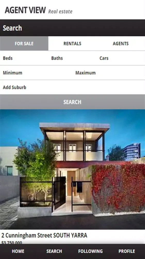 ภาพหน้าจอของ Agent View Real Estate