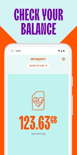 amaysim স্ক্রিনশট