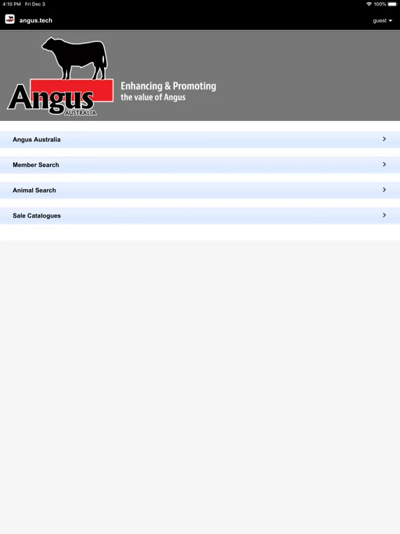 Angus iPad  Ekran Görüntüleri
