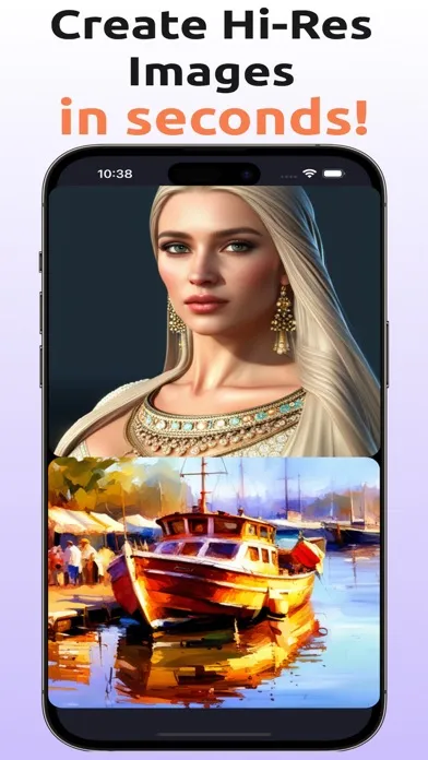 Ảnh chụp màn hình của AI Art Avatar Generator Stable
