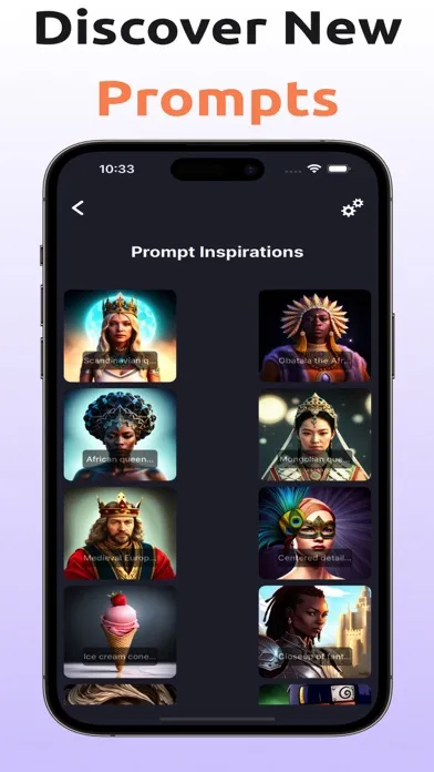 Ảnh chụp màn hình của AI Art Avatar Generator Stable