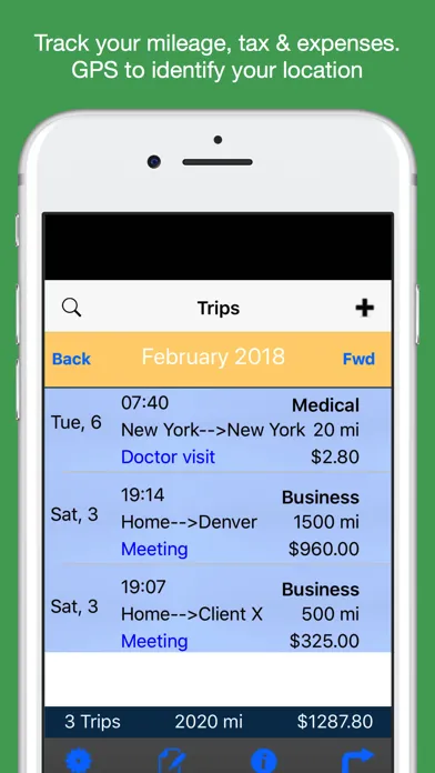Auto Mileage Logbook Tracker स्क्रीनशॉट