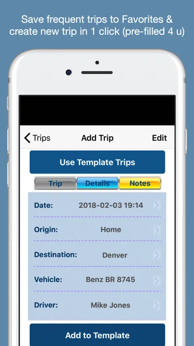 Auto Mileage Logbook Tracker स्क्रीनशॉट