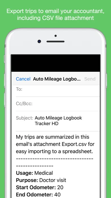Auto Mileage Logbook Tracker स्क्रीनशॉट