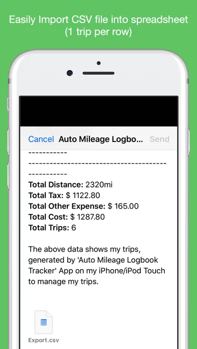 Auto Mileage Logbook Tracker स्क्रीनशॉट