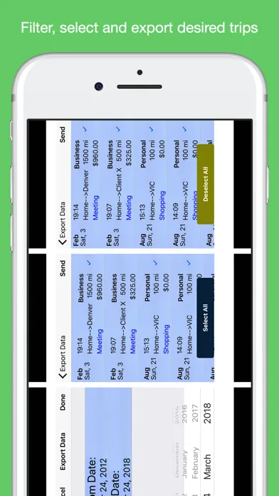 Auto Mileage Logbook Tracker स्क्रीनशॉट