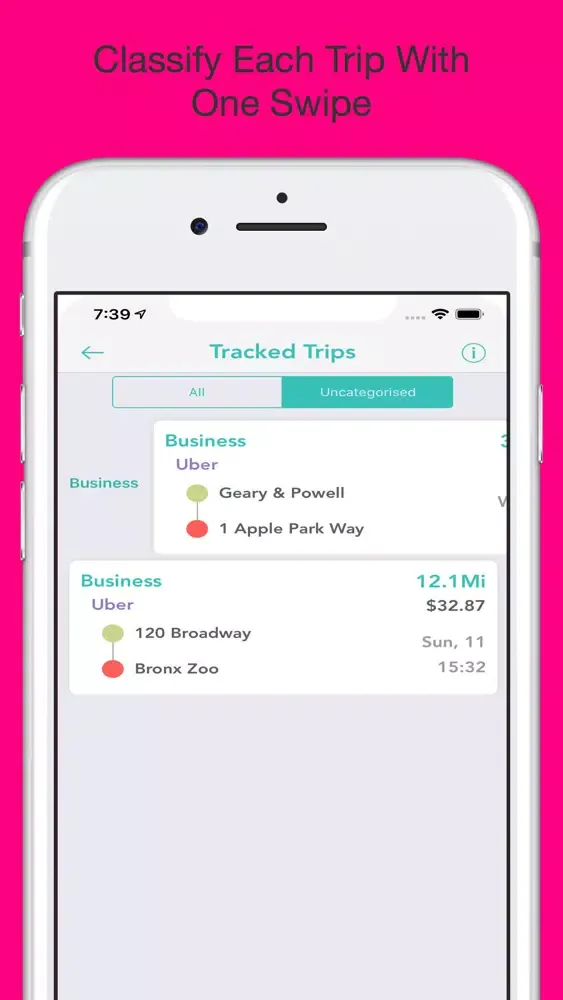 Mileage Log for Driver & Rider স্ক্রিনশট