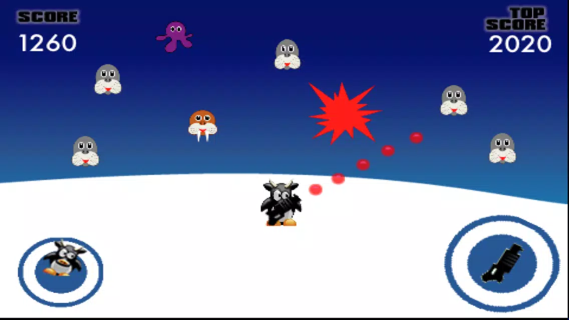 Capturas de pantalla de PenguiN WacK Shoot-Up
