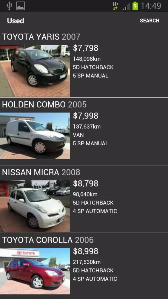 Ảnh chụp màn hình của Seymour Toyota