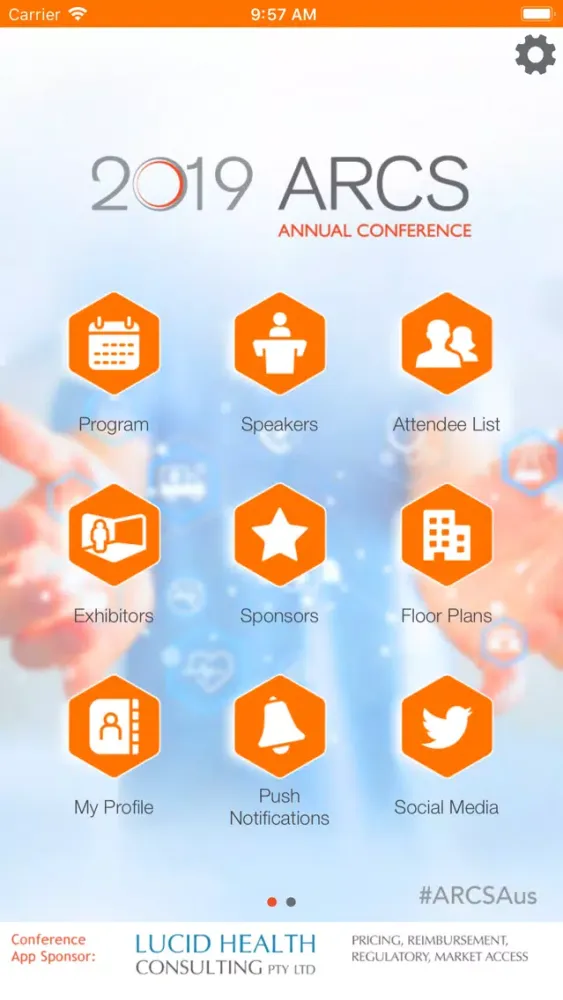 Zrzuty ekranu ARCS 2019 Annual Conference