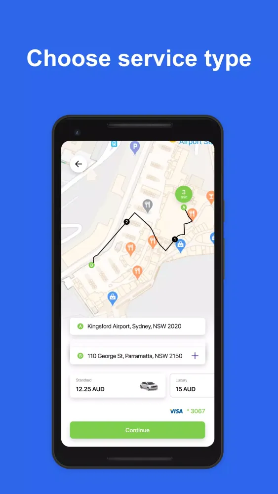 Aride Passenger Screenshots