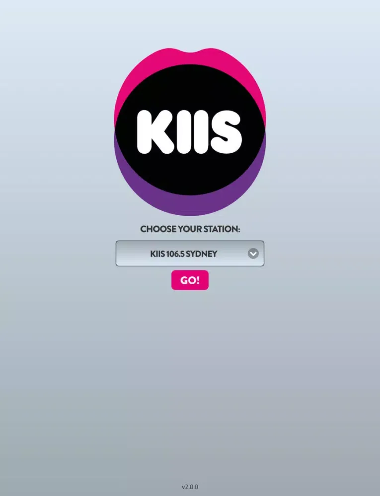 Capturas de tela do KIIS FM iPad 
