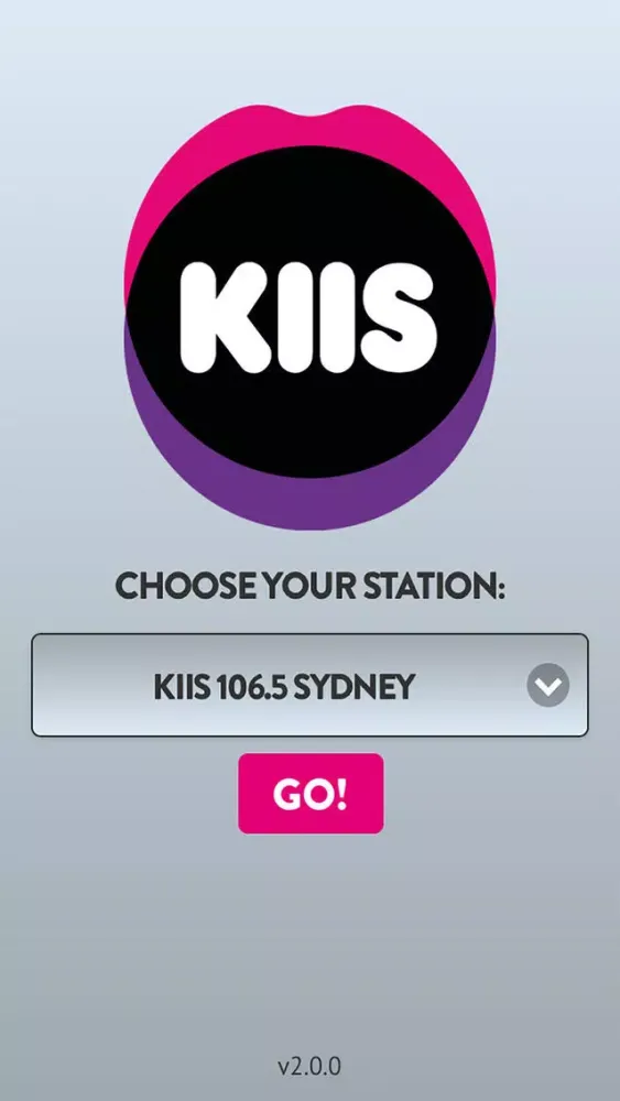 Capturas de tela do KIIS FM