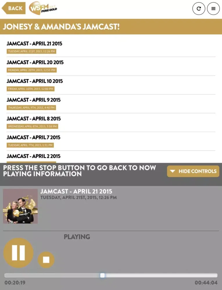 ภาพหน้าจอของ PureGold iPad 