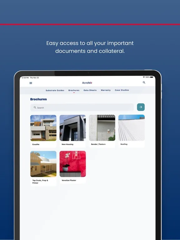 Dulux Acratex iPad  Ekran Görüntüleri
