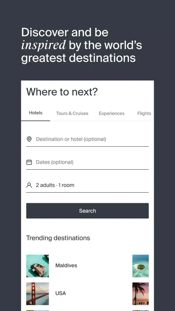 Luxury Escapes Screenshots