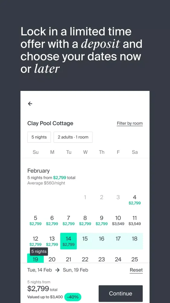 Luxury Escapes Screenshots