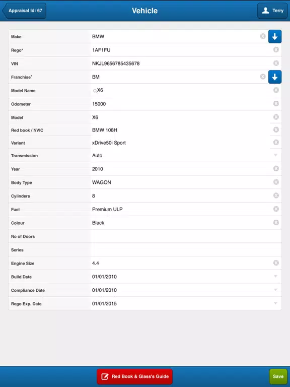 eValuation iPad  स्क्रीनशॉट