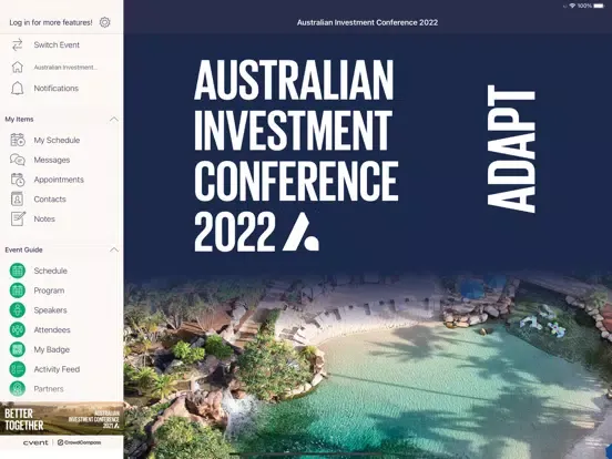 AIC Conference 2022 iPad  سکرین شاٹس