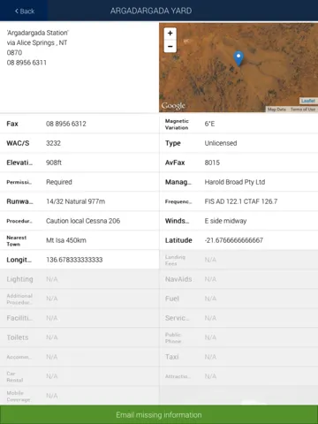 AOPA Airfields Directory iPad 應用截圖