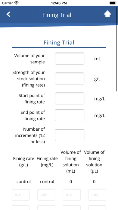 AWRI Winemaking Calculators Screenshots