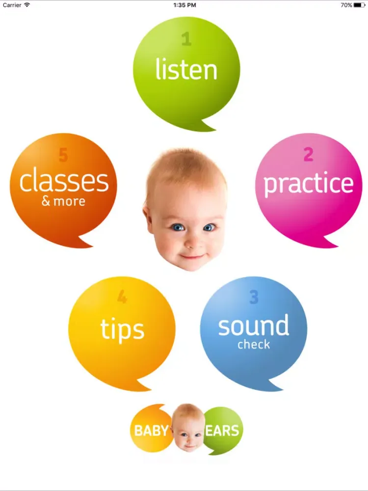 Tangkapan layar Baby Ears by DBL iPad 