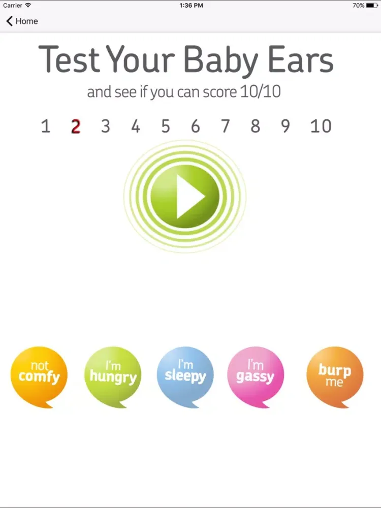Tangkapan layar Baby Ears by DBL iPad 