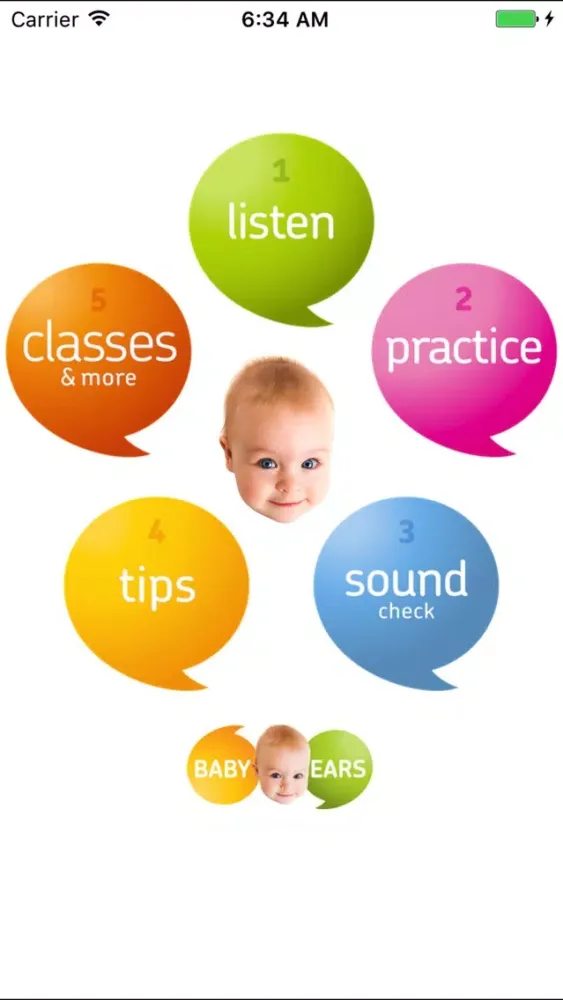 Tangkapan layar Baby Ears by DBL