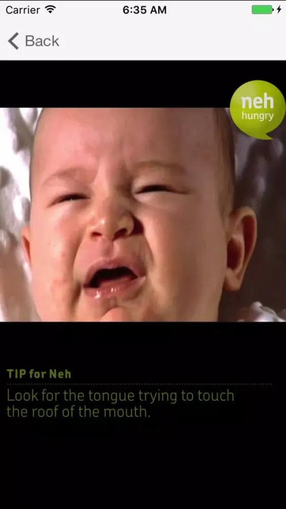 Tangkapan layar Baby Ears by DBL