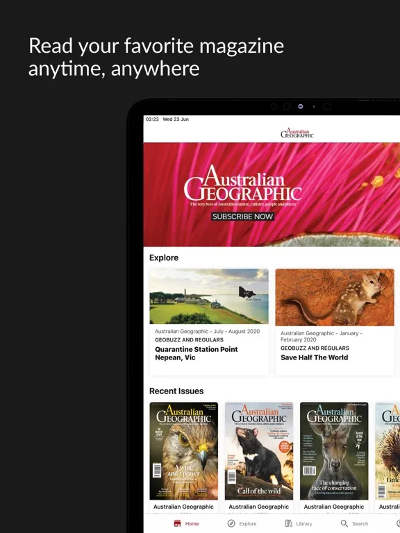 Australian Geographic Magazine iPad 应用截图