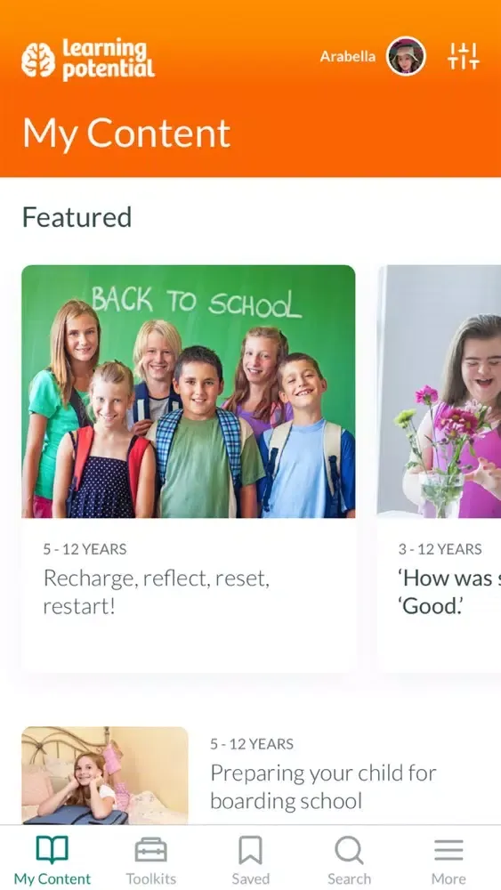 Скриншоты Learning Potential