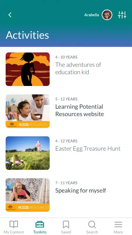 Скриншоты Learning Potential