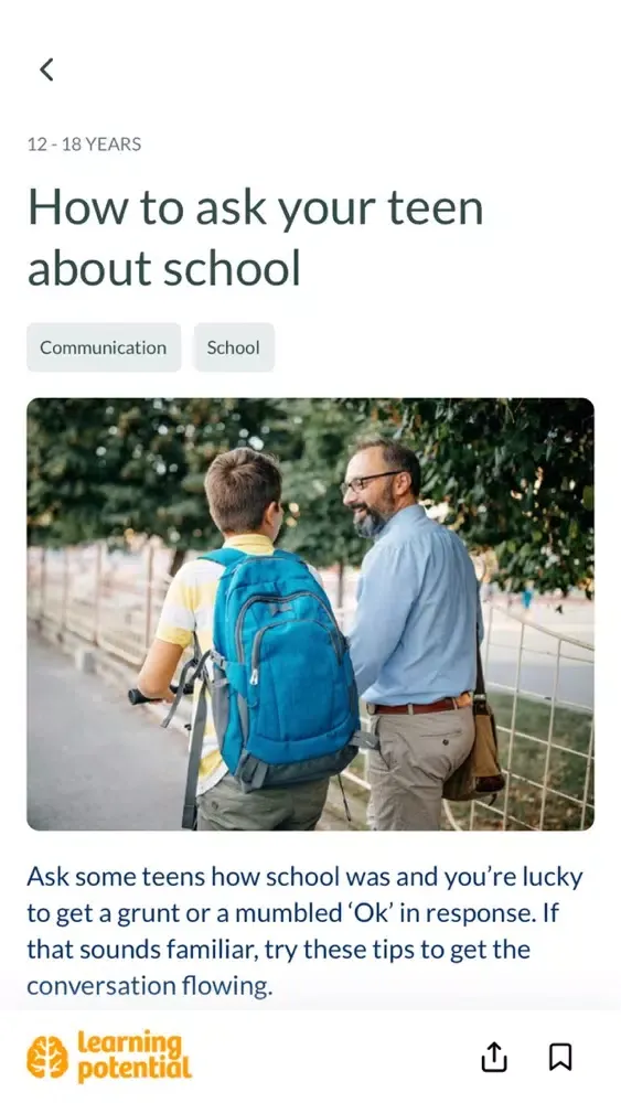 Скриншоты Learning Potential