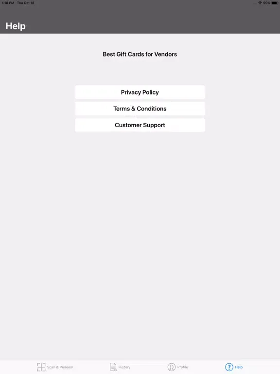 Скриншоты Best Gift Cards B2B iPad 