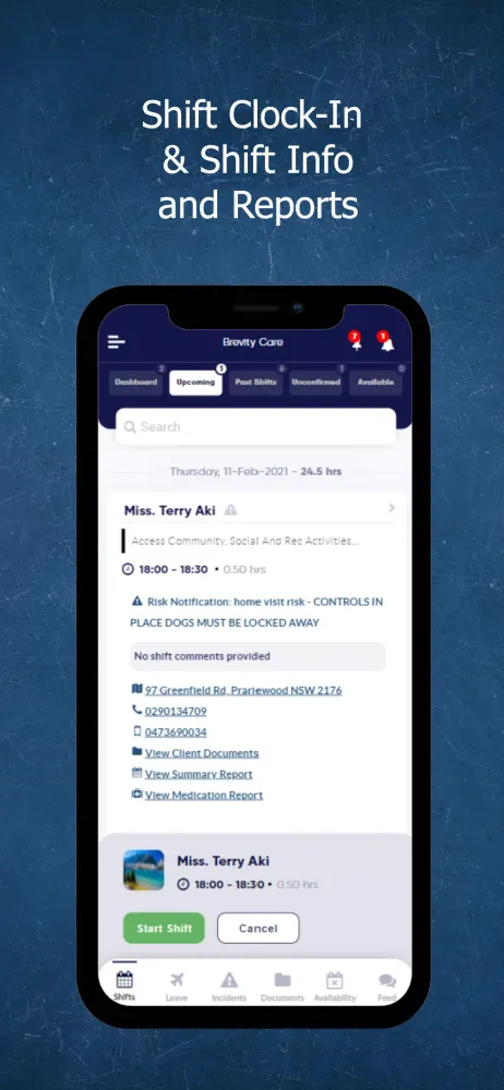 Brevity Care Software Screenshots