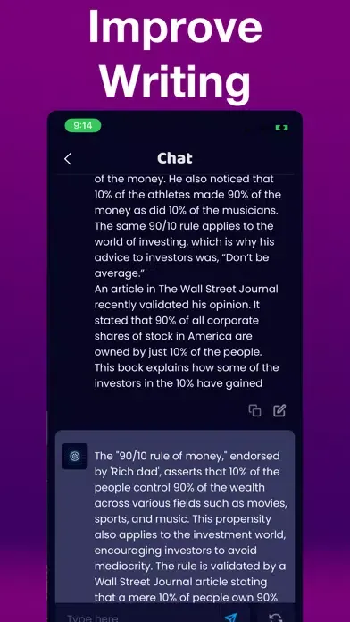 GeniusBot - AI Chatbot App Screenshots