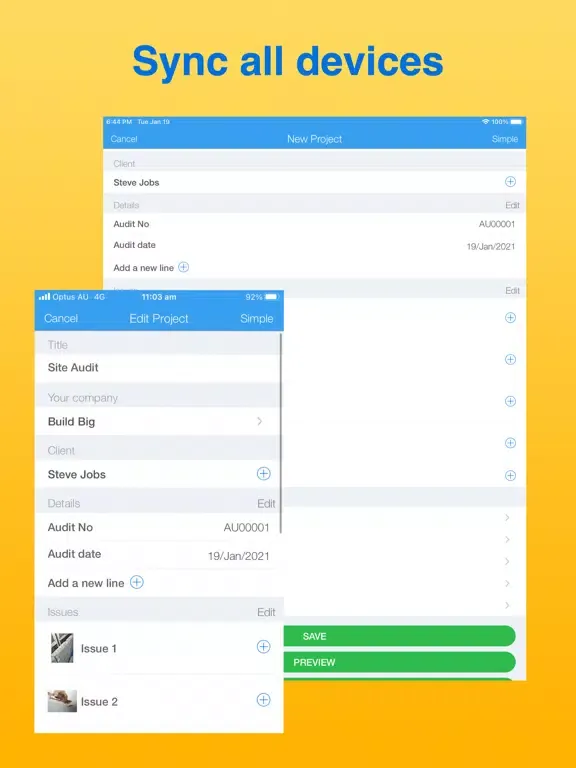 Capturas de pantalla de Site Audit Maker iPad 