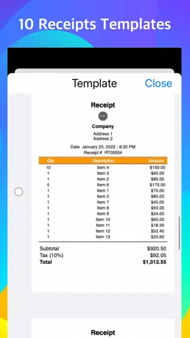 Tangkapan skrin POS app, Point of Sale System
