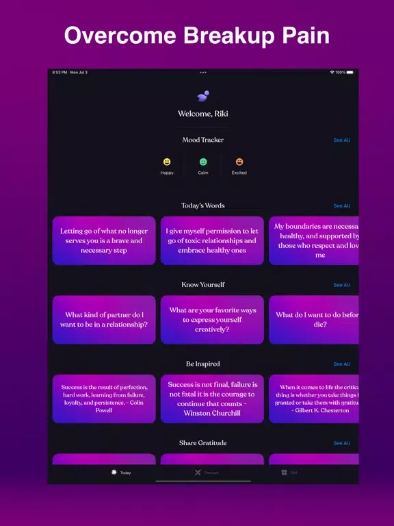 تصاویر Breakup Recovery Therapy iPad 