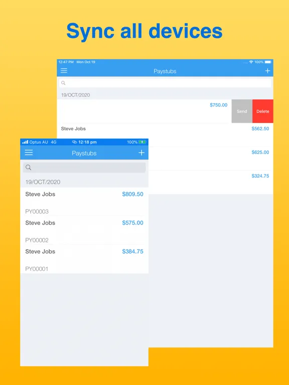 Paystub Maker iPad  स्क्रीनशॉट