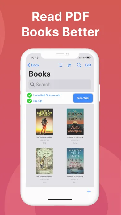 PDF Book Reader Screenshots
