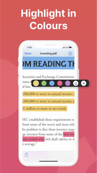 PDF Book Reader Screenshots