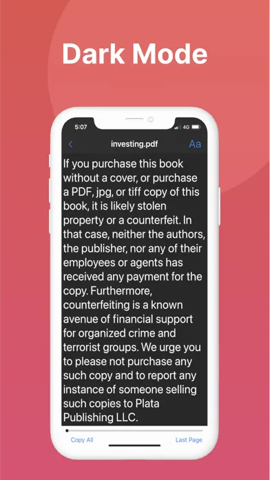 PDF Book Reader Screenshots