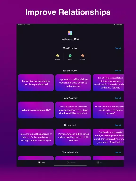 Ảnh chụp màn hình của Peace - Intimate Relationship iPad 