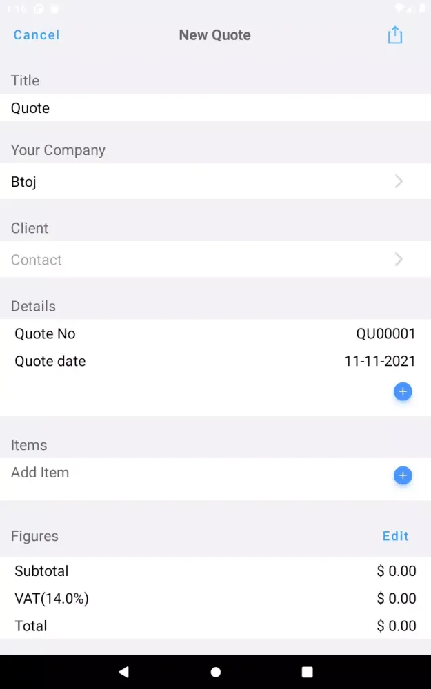 Скриншоты Job Quote Maker, Invoice plus