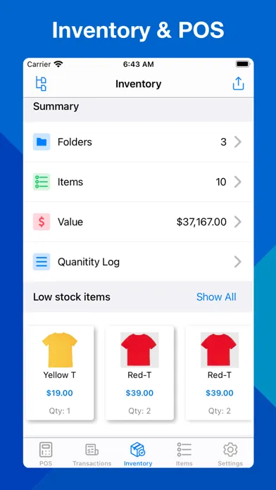 Tangkapan layar Shop Inventory Tracker & POS