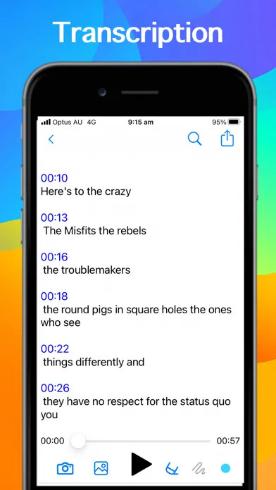 Transcribe+ Live Dictation Screenshots